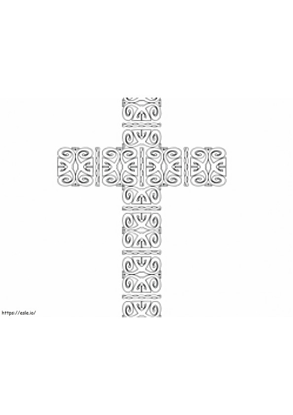The Cross Is For Adults coloring page