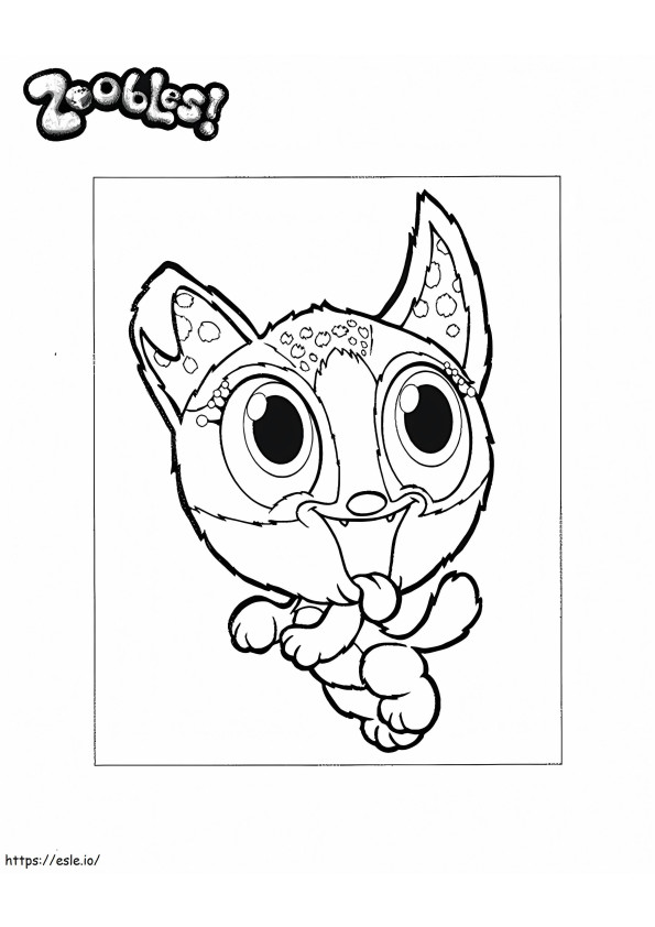 Doxy Zoobles coloring page