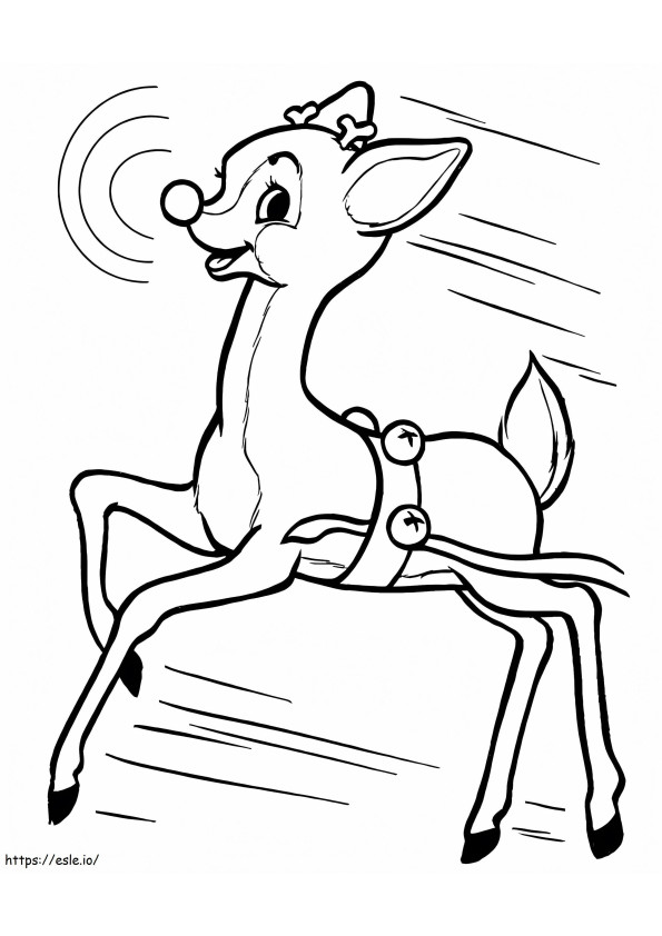 The Book Of Rudolph coloring page