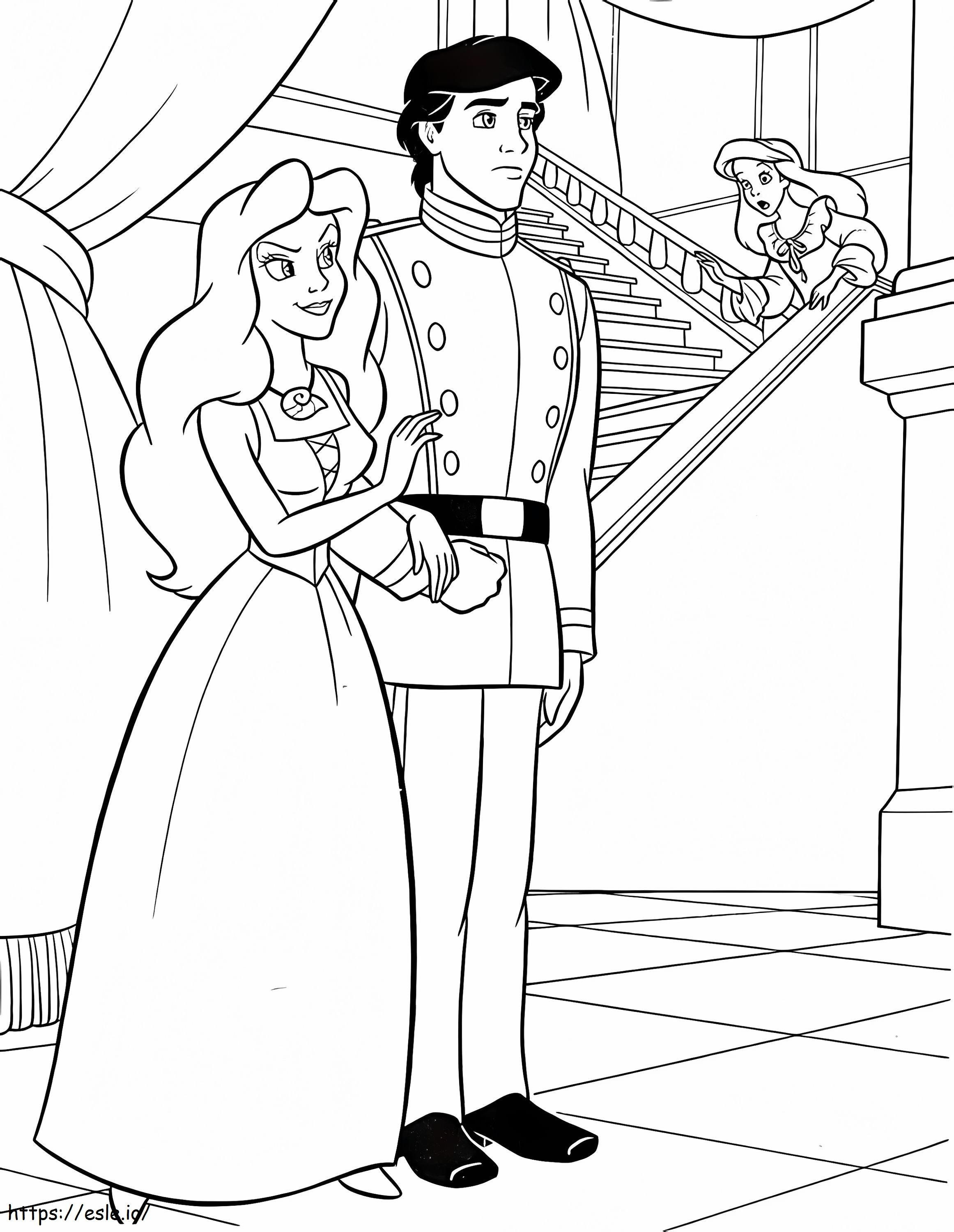 Well Ariel coloring page