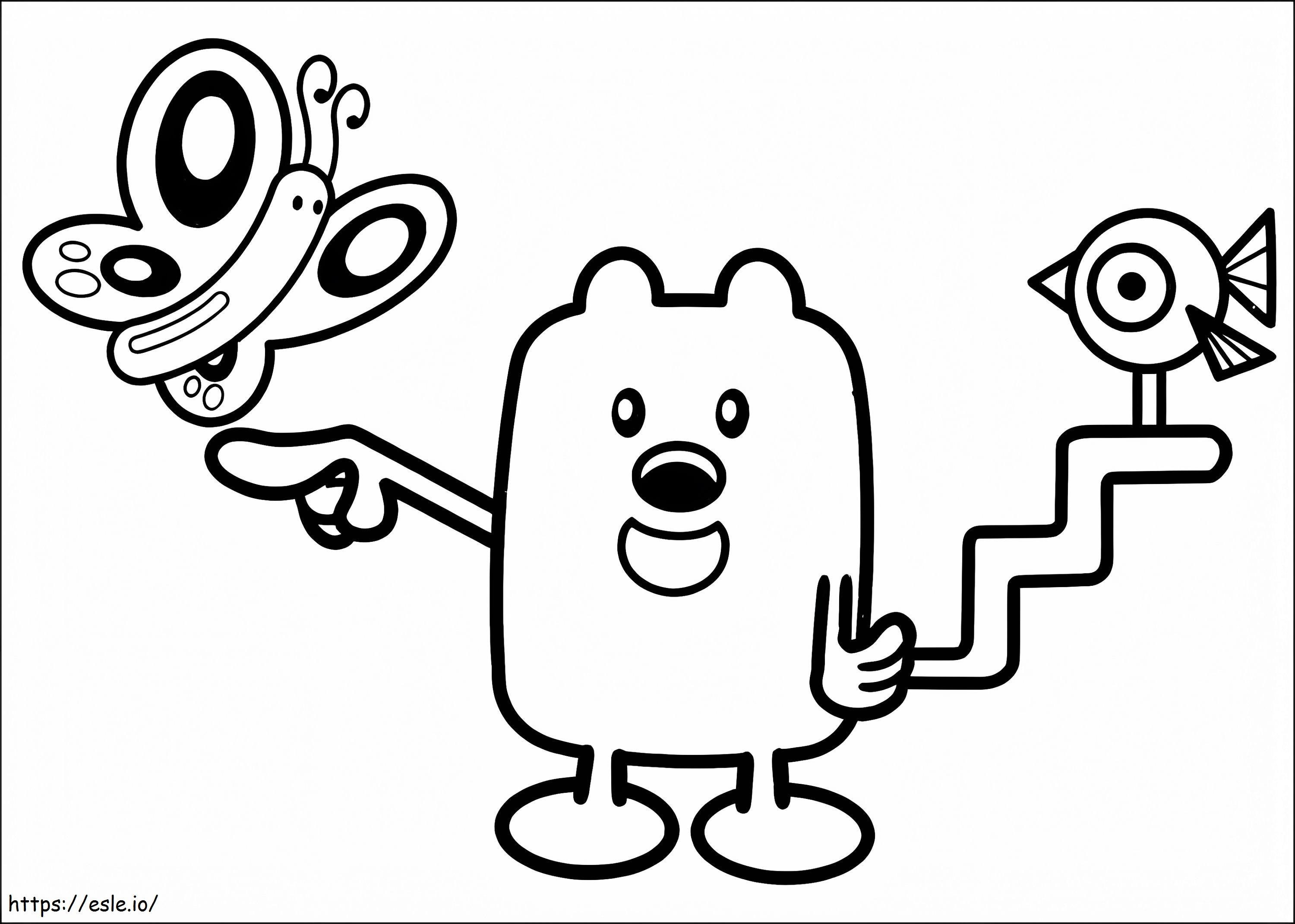 Wow Wow Wubbzy 4 coloring page