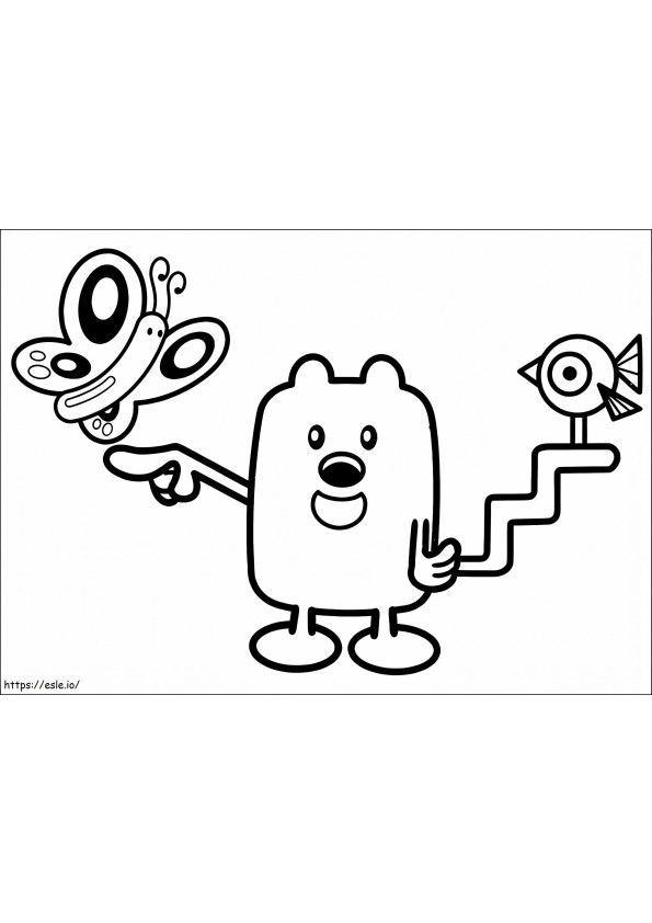 Wow Wow Wubbzy 4 coloring page