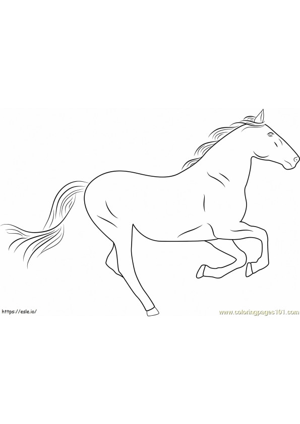 1530154209 Silver Horse1 coloring page