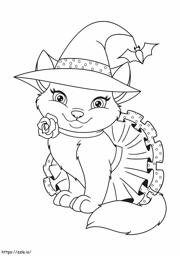 Sitting Cat Witch