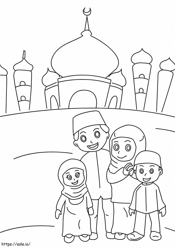 Coloriage Ramadan 2 à imprimer dessin