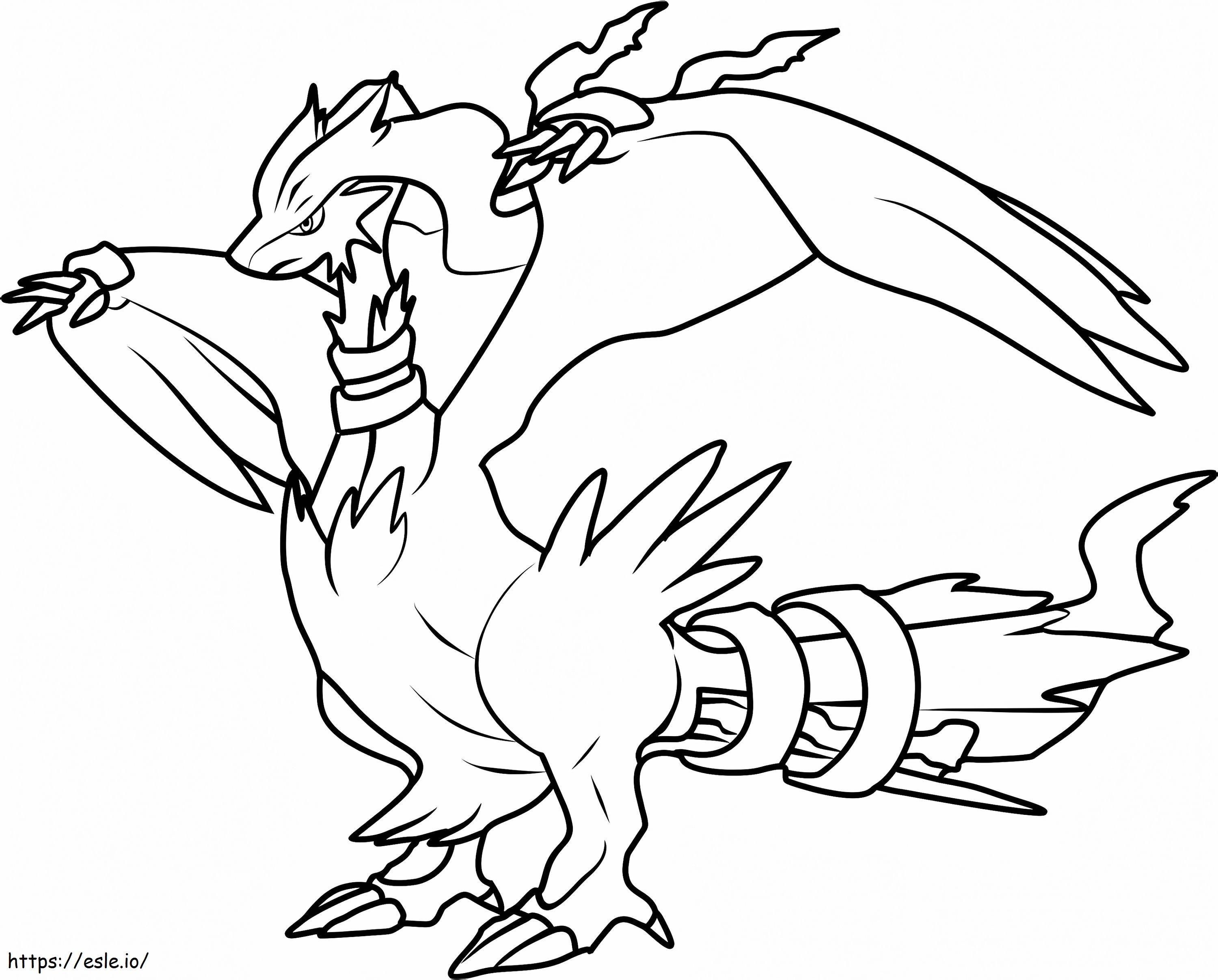 1531967973 Reshiram Pokemon A4 E1600681601181 coloring page
