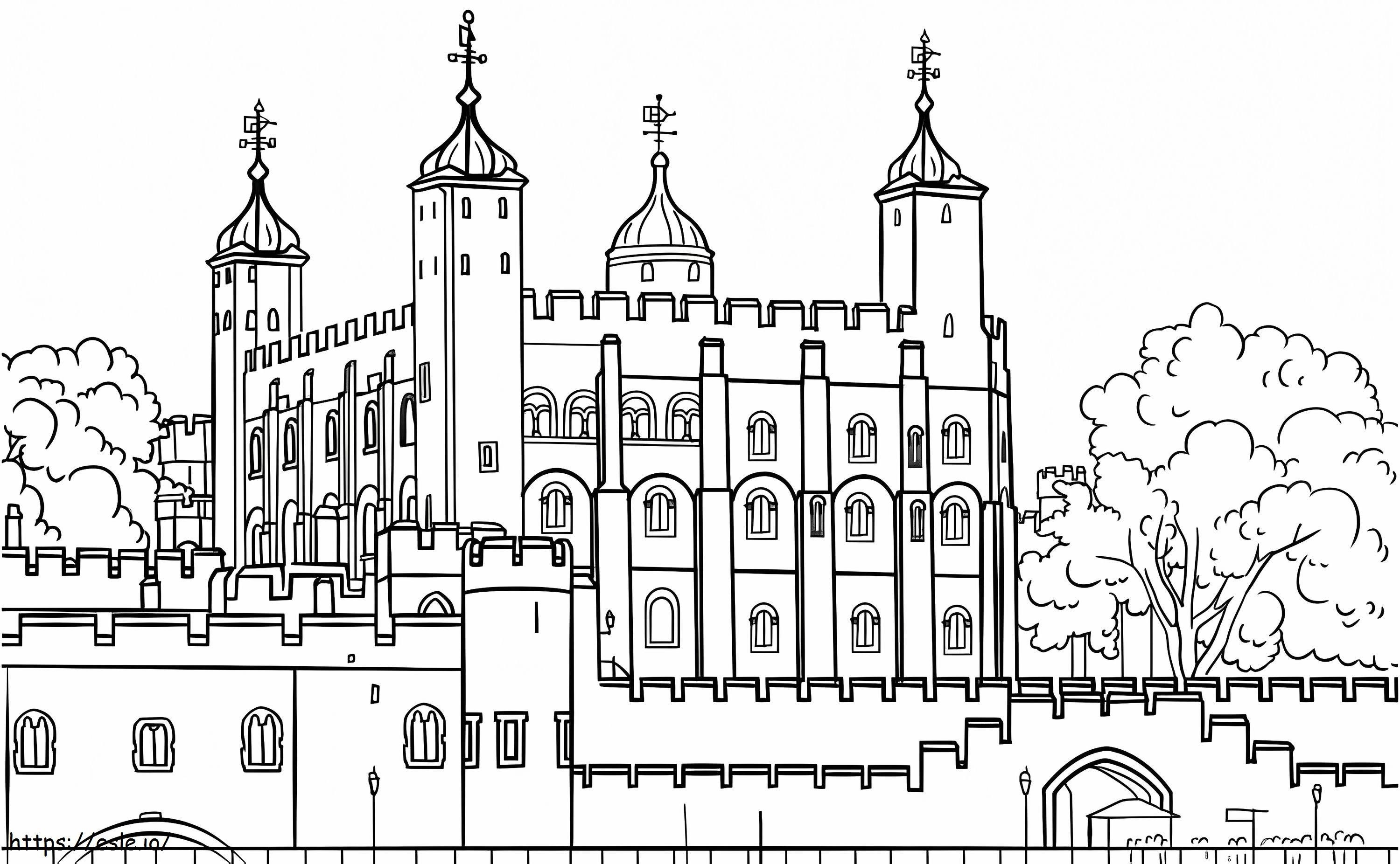 Tower of London kolorowanka