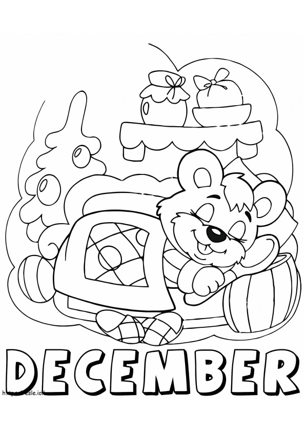 December 8 coloring page