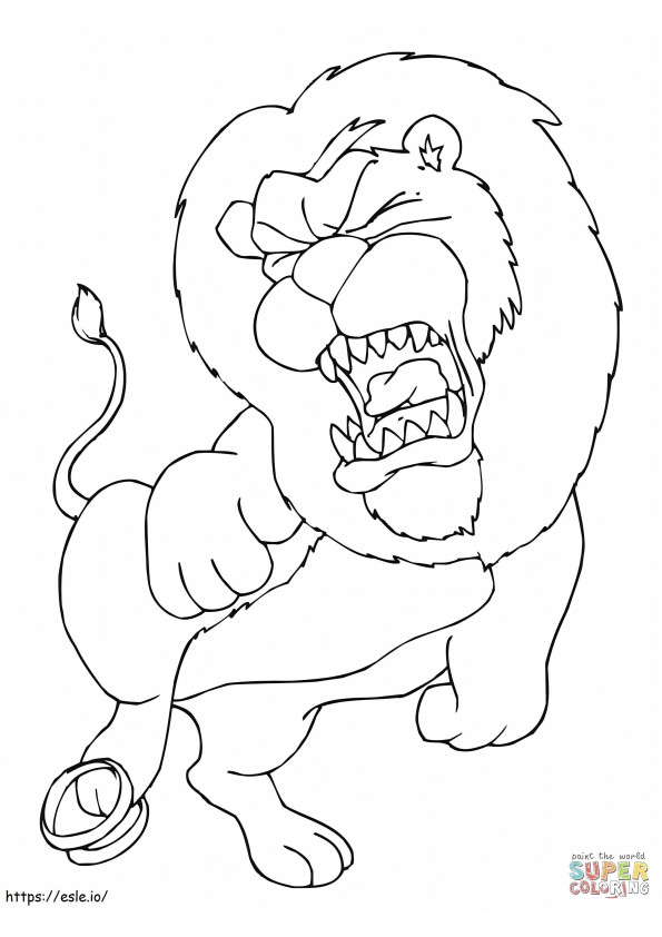 1539417484_Trapped Lion coloring page