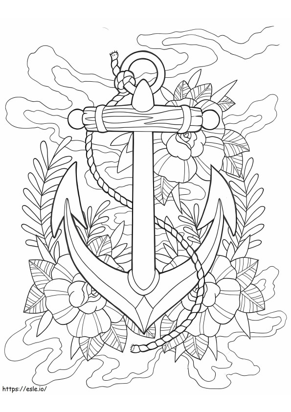 Tatouage d'ancre 1
