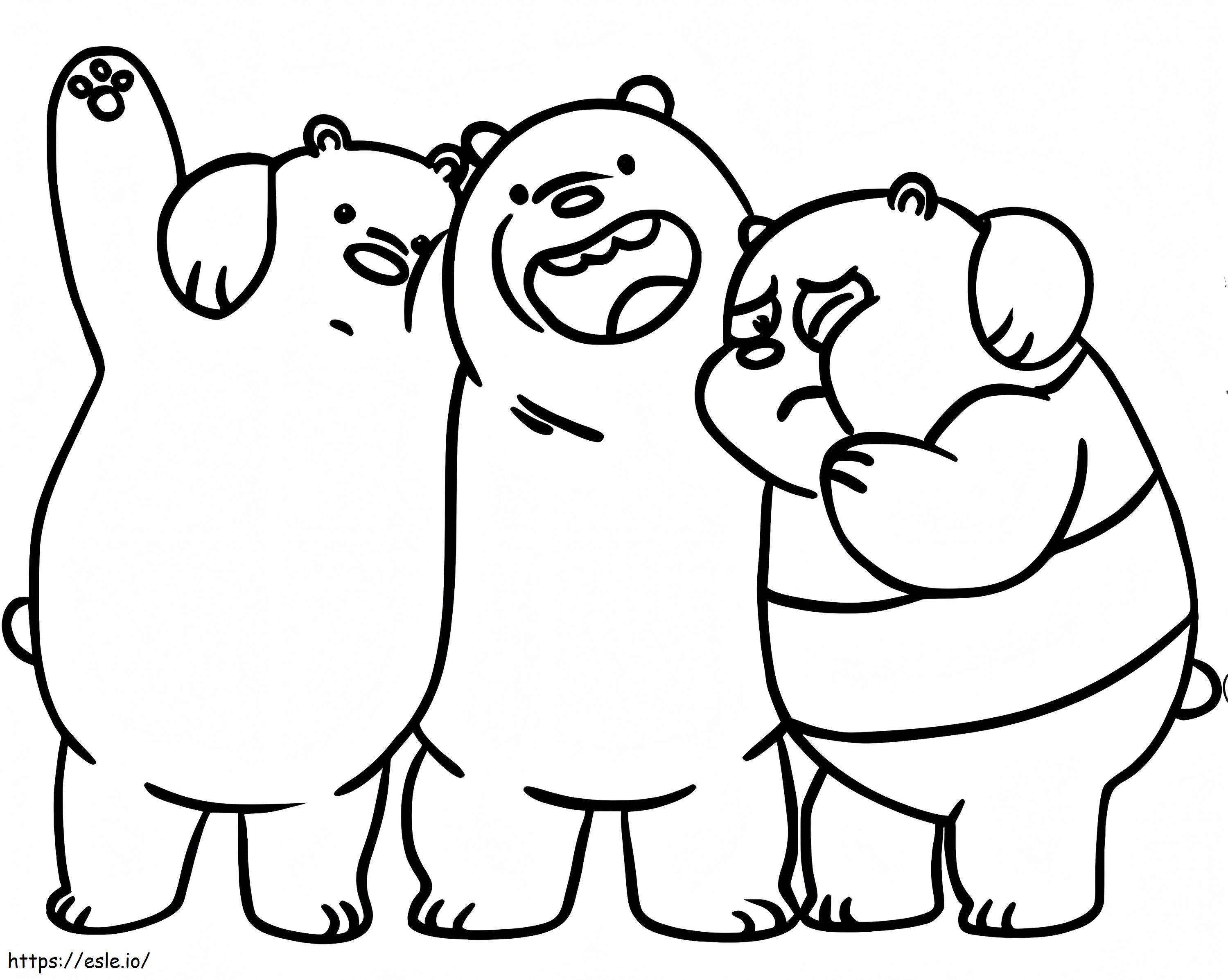 We Are Bear coloring page
