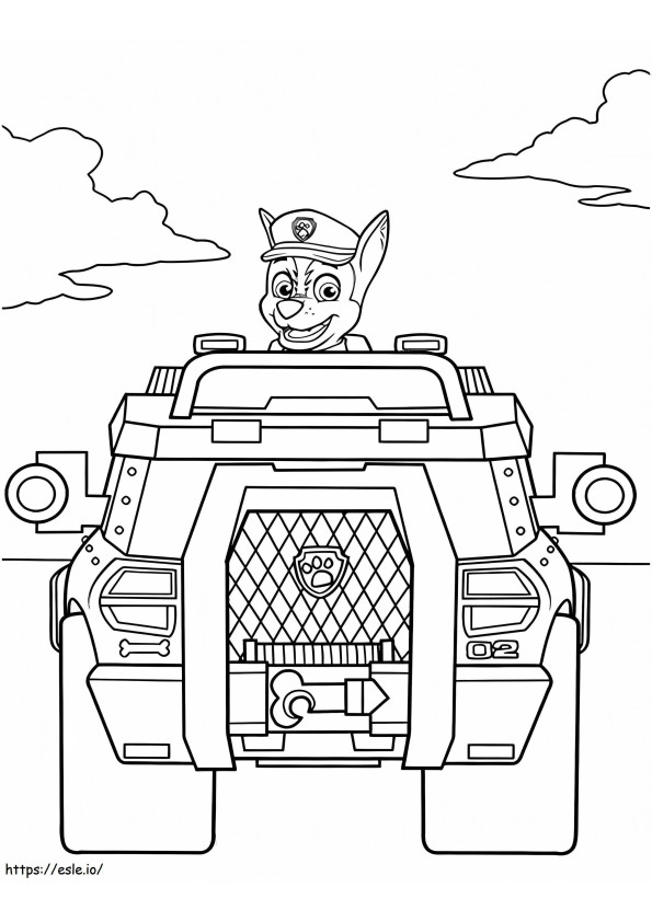 Chase Paw Patrol 18 coloring page