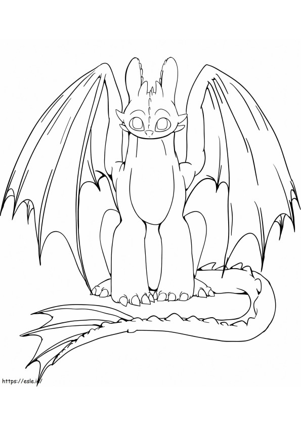 1585879906 Toothless coloring page