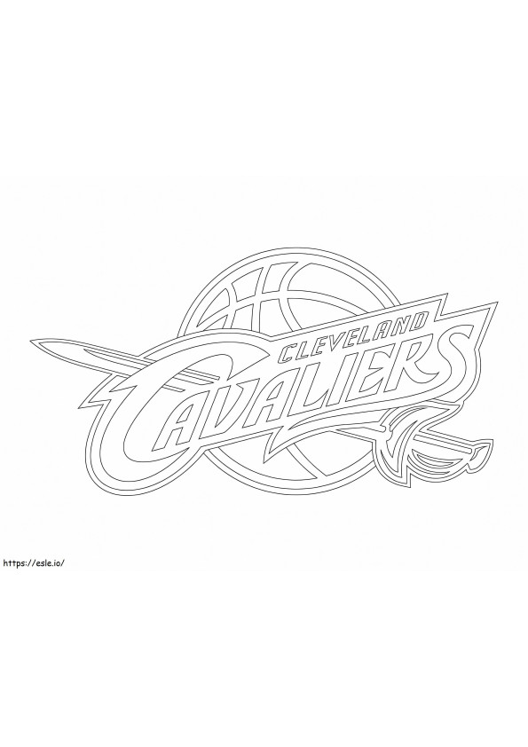 Coloriage 1579058454 Logo des Cavaliers de Cleveland E1600734680257 à imprimer dessin