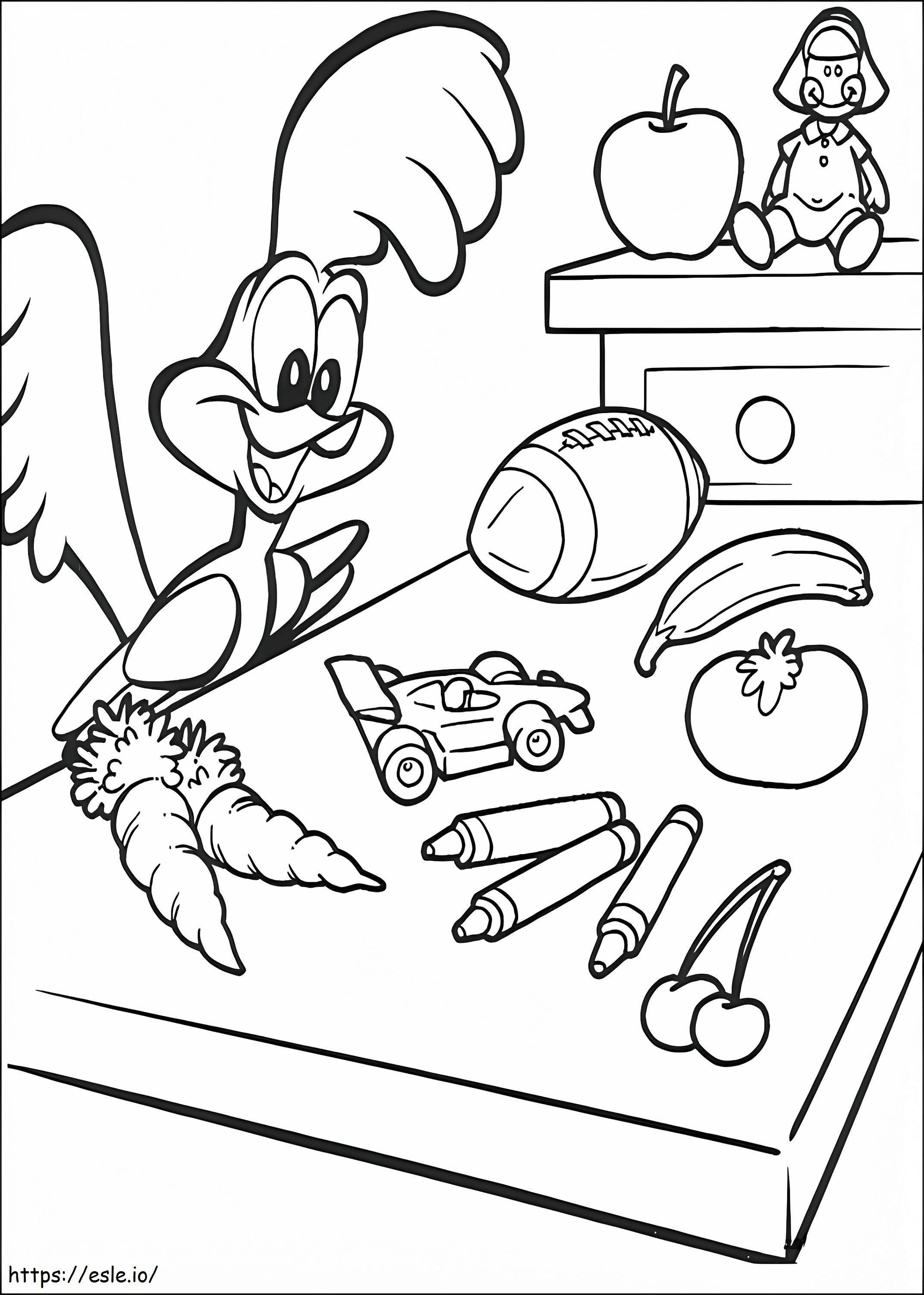 1533780571 Happy Baby Road Runner A4 coloring page
