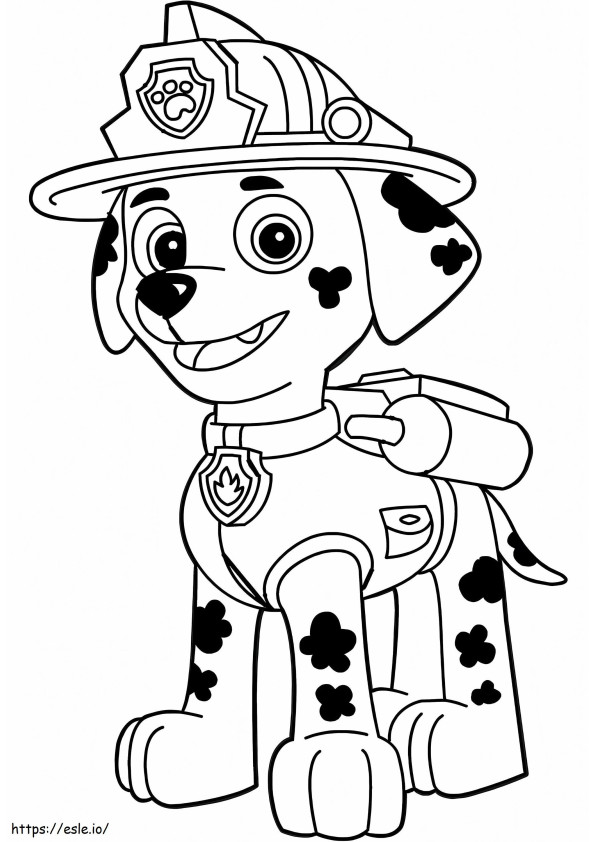 1565661898 Marshall Laughing A4 coloring page