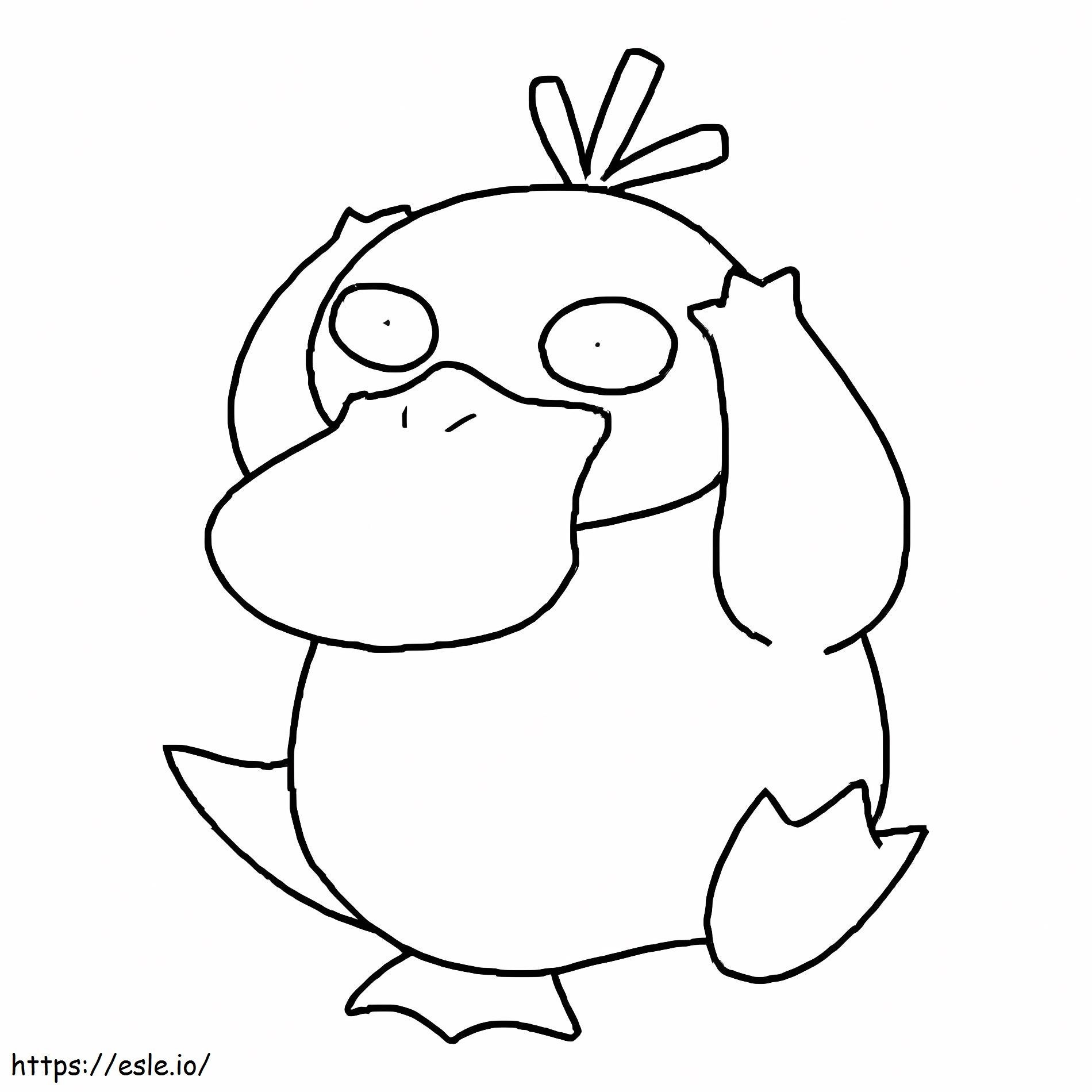 Psyduck 2 coloring page