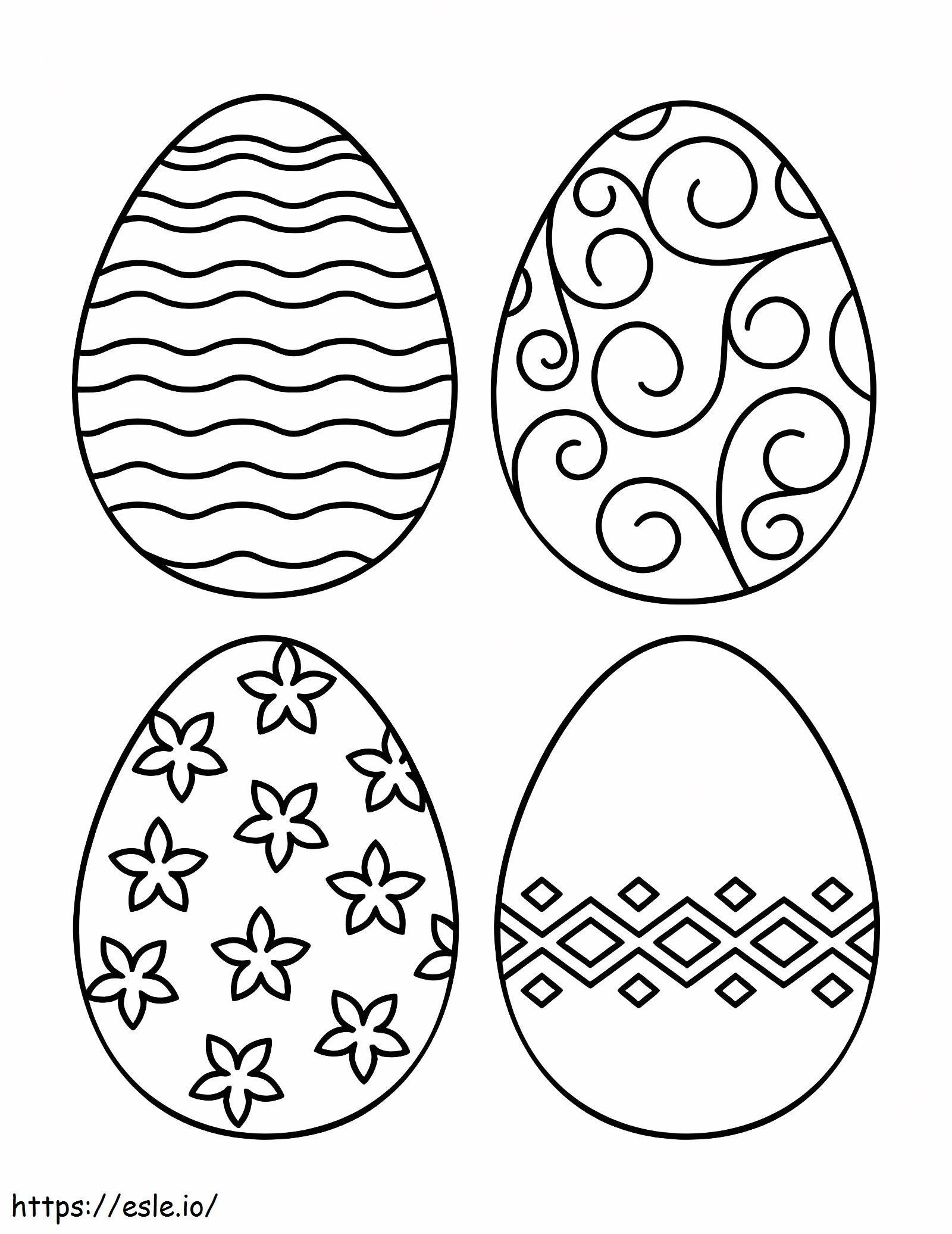 Coloriage L'œuf est pour les adultes à imprimer dessin