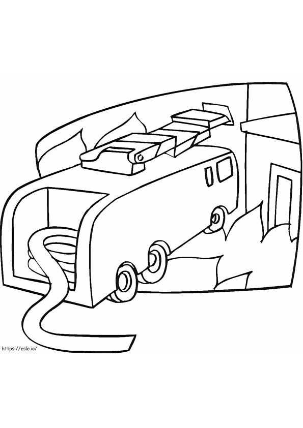 1584002165 Fire Car Is Readyfa coloring page