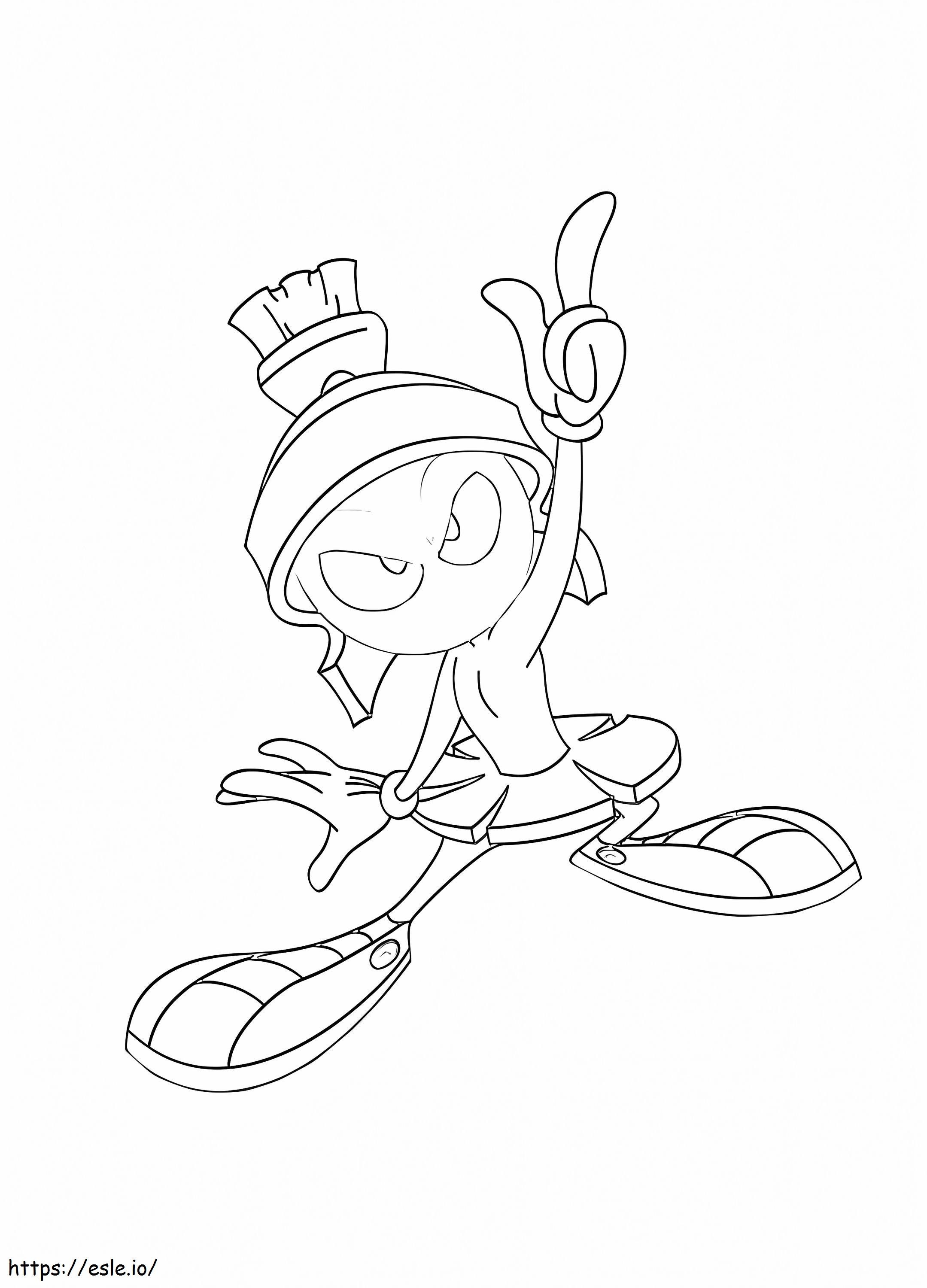 Marvin The Martian To Print coloring page