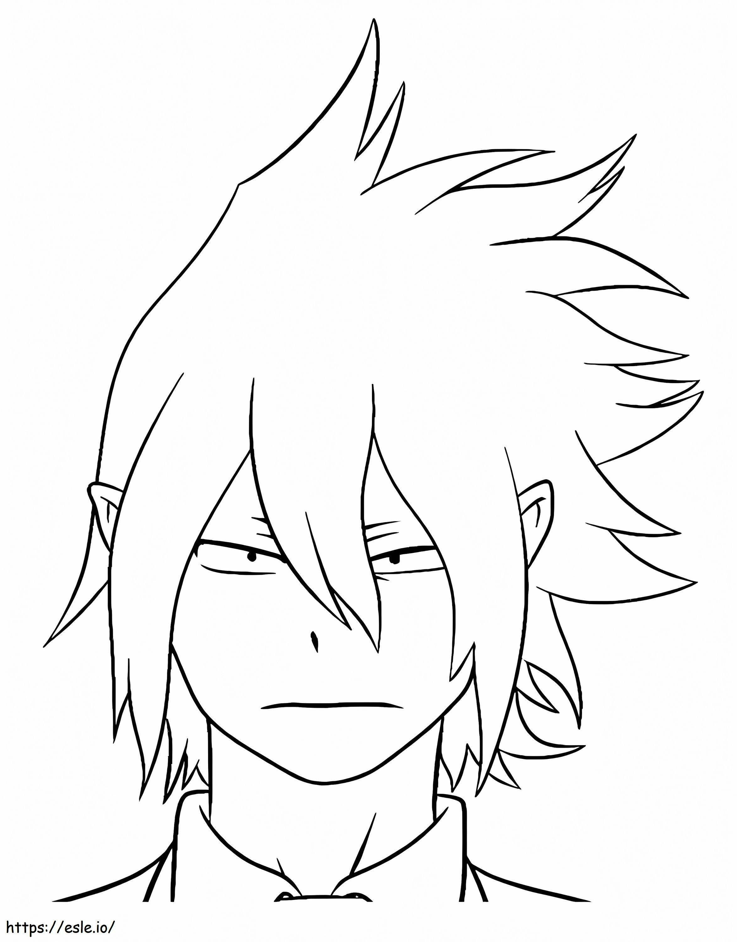 Tamaki Amajikis Face coloring page