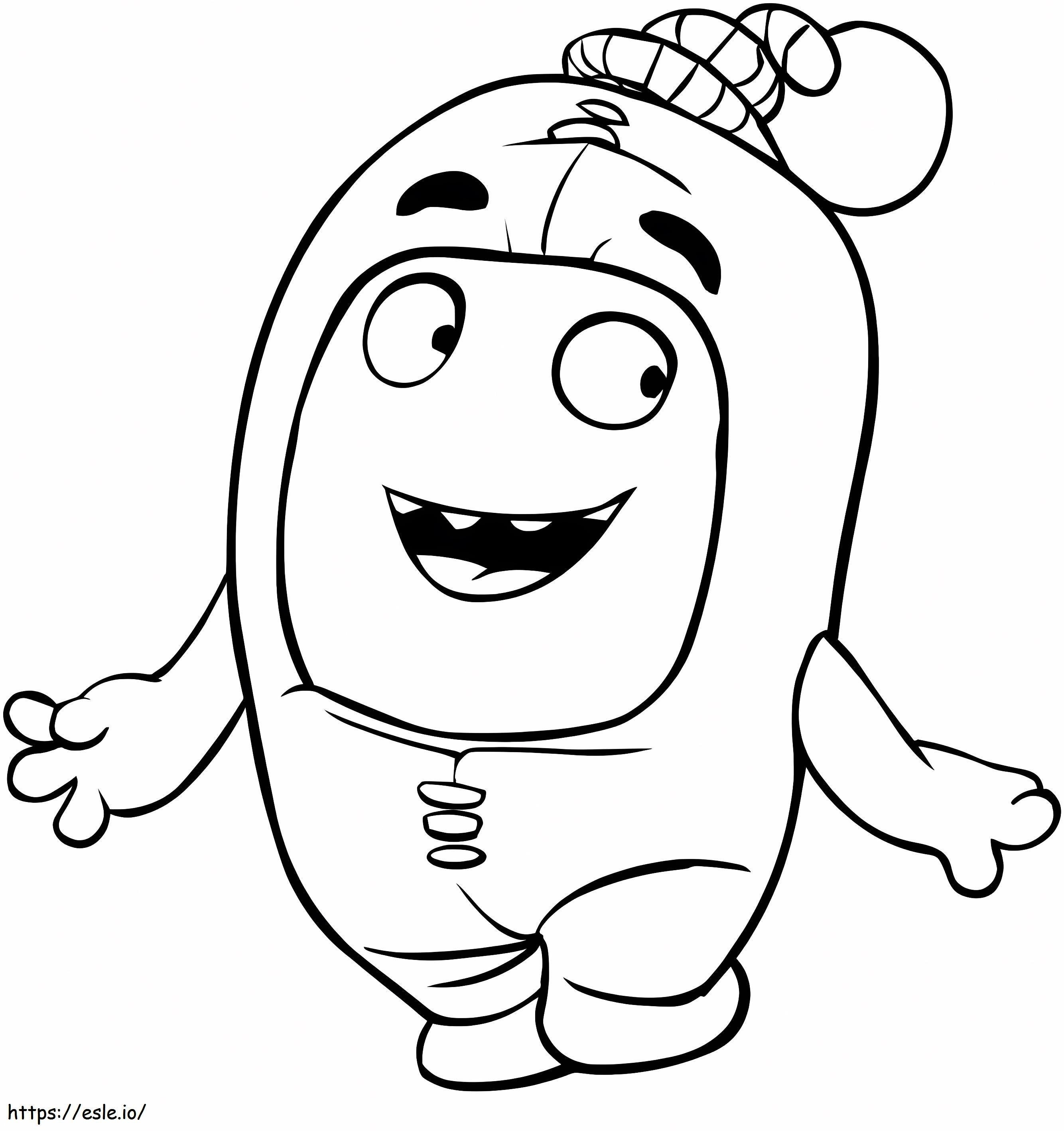 Triton Of Oddbods Coloring Page - Free Printable for Kids