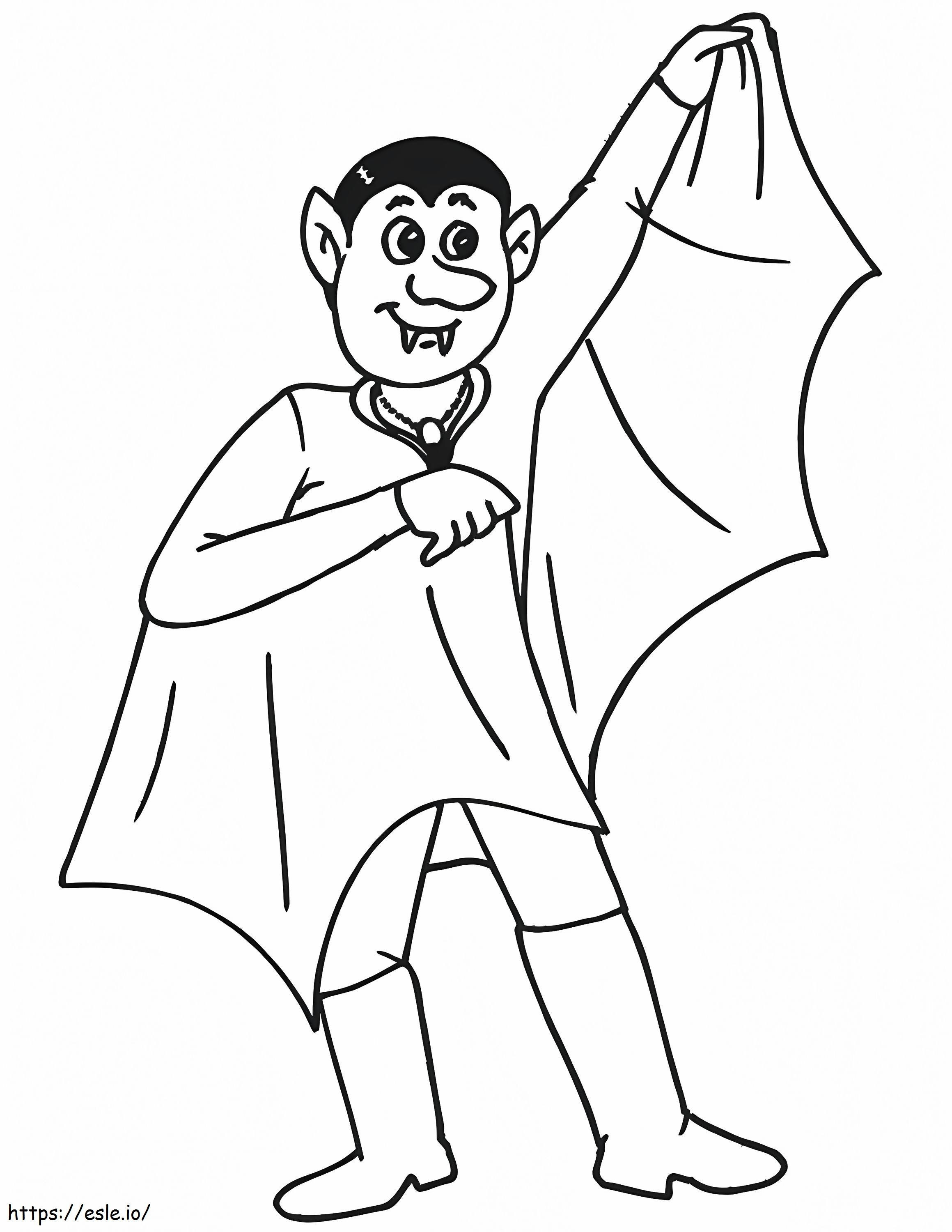 Vampire 5 coloring page
