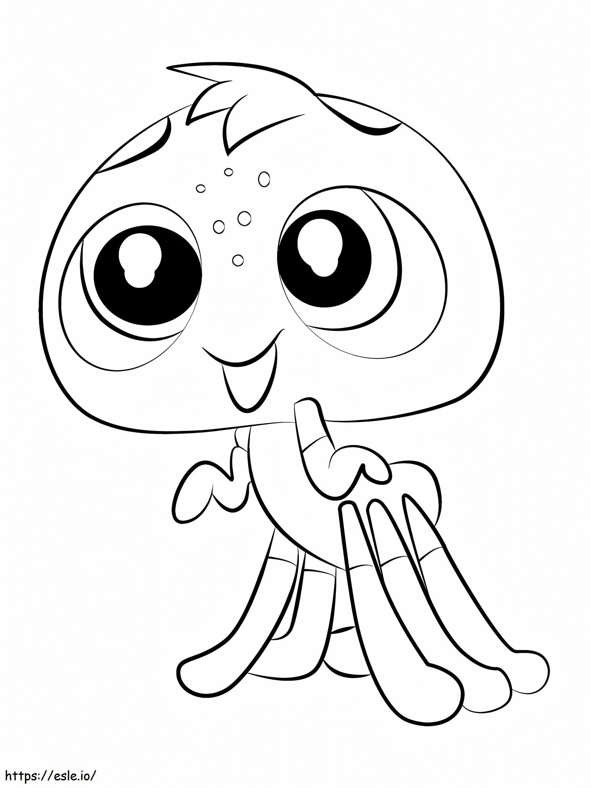 1589789109 How To Draw Weber From Littlest Pet Shop Step 0 coloring page