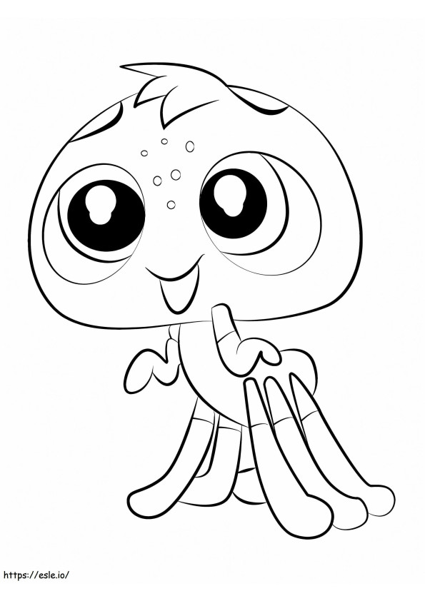 1589789109 How To Draw Weber From Littlest Pet Shop Step 0 coloring page