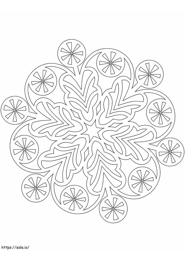 1590113579 Snowflake With Lollipops coloring page