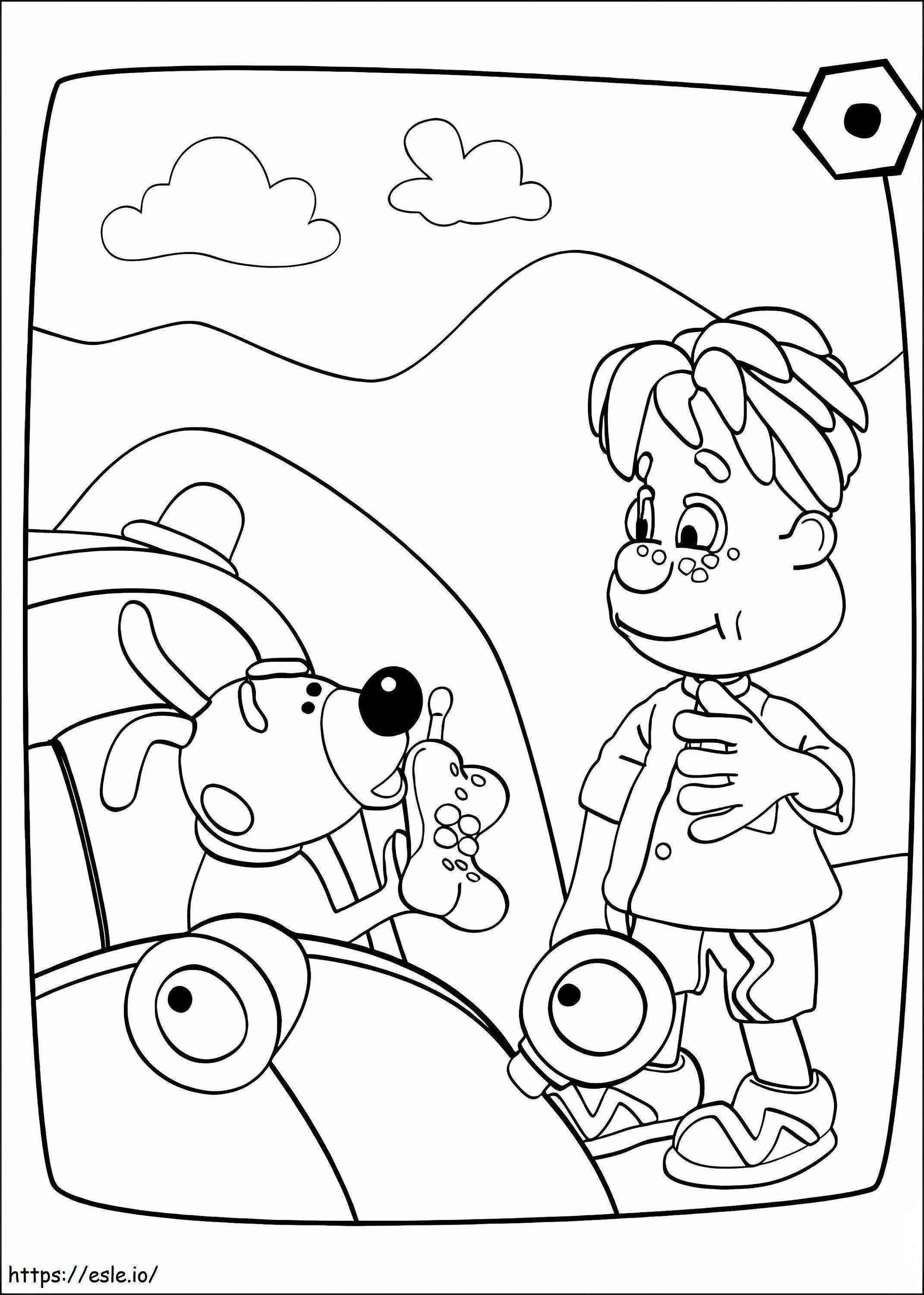 Jollop With Engie Benjy coloring page