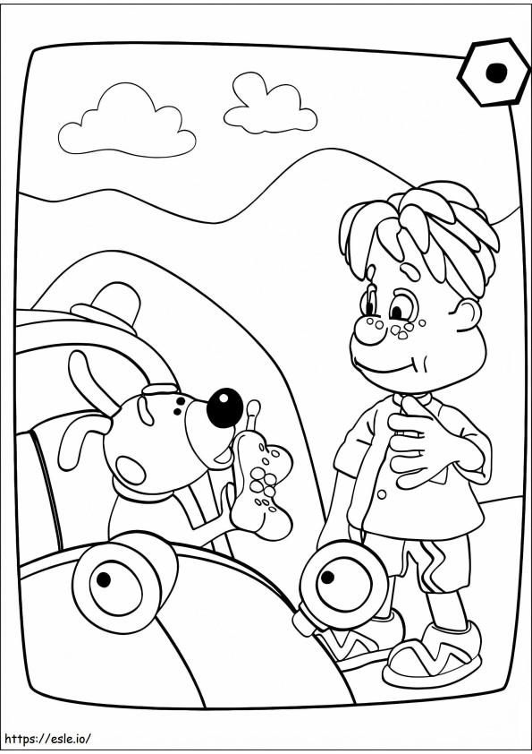 Jollop With Engie Benjy coloring page