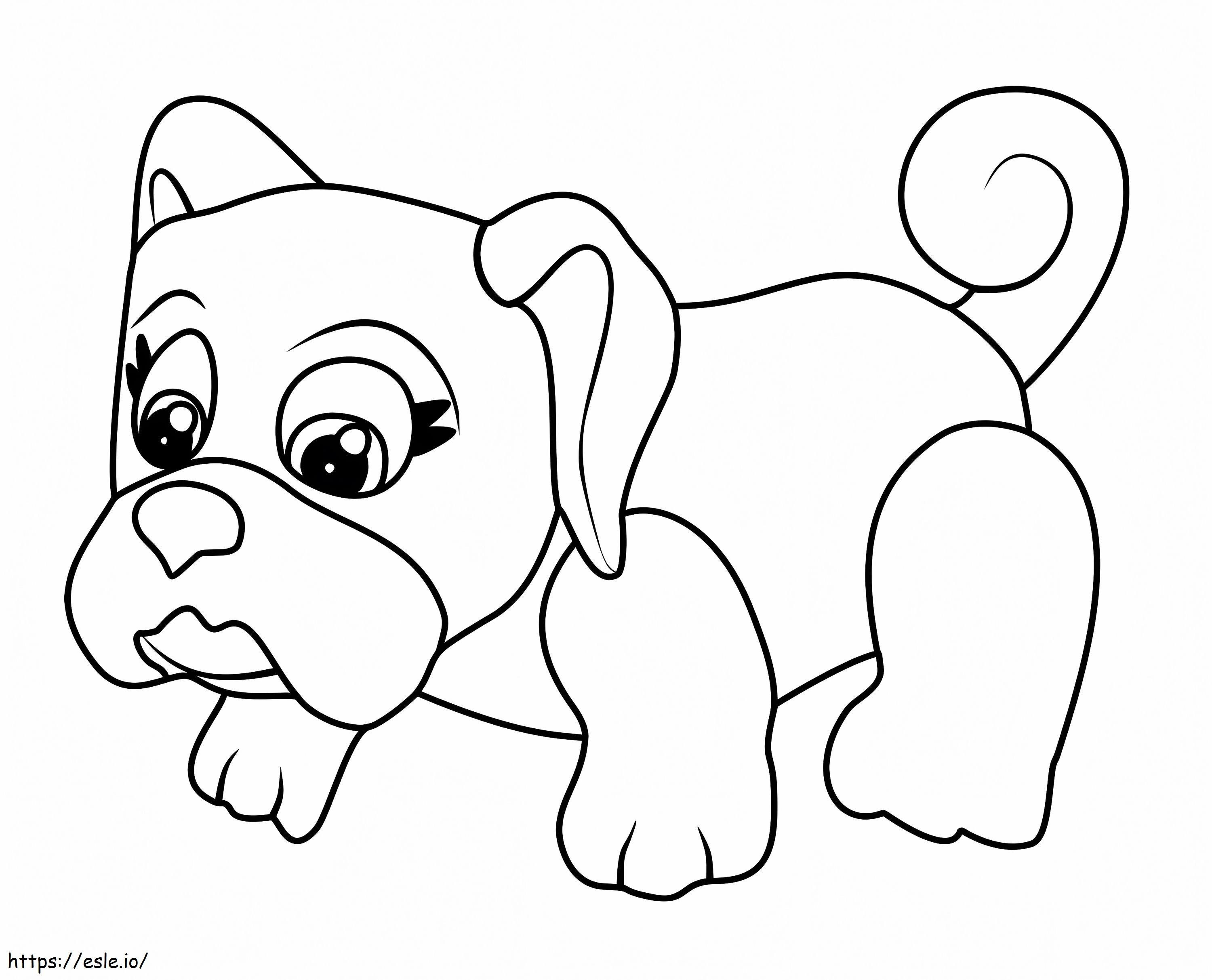 Pug Pet Parade coloring page