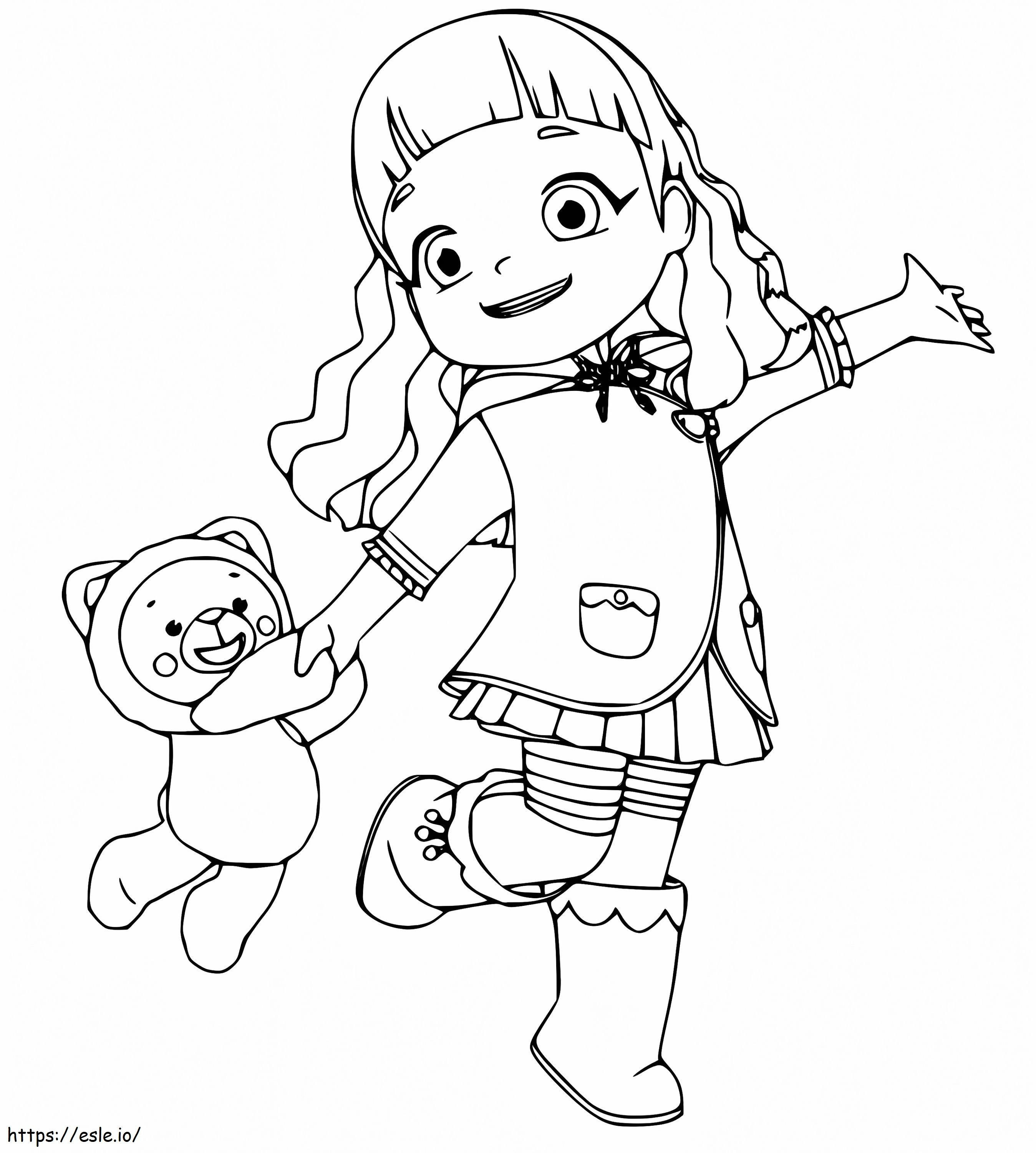 Ruby And Choco coloring page