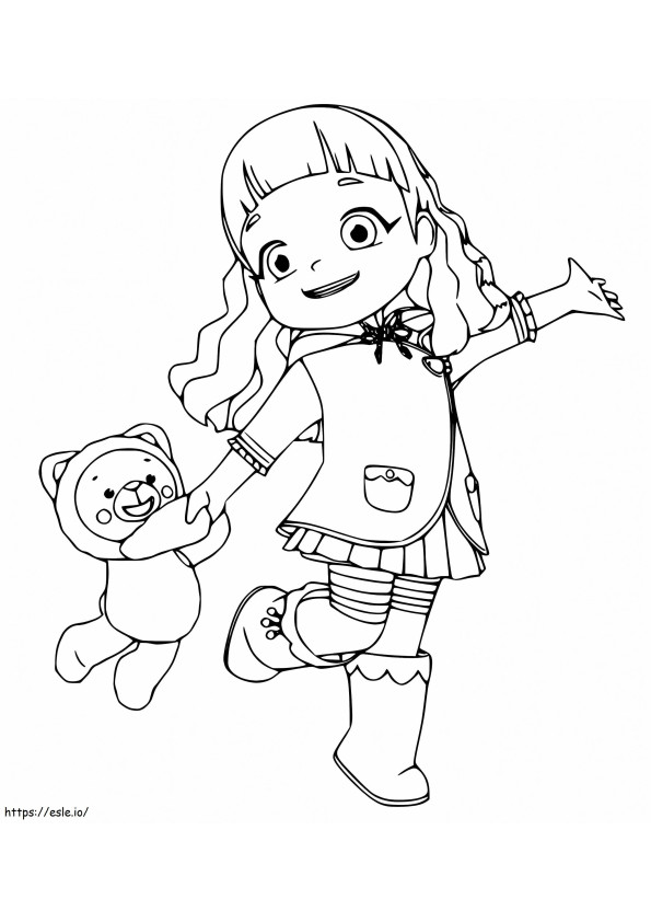 Ruby And Choco coloring page