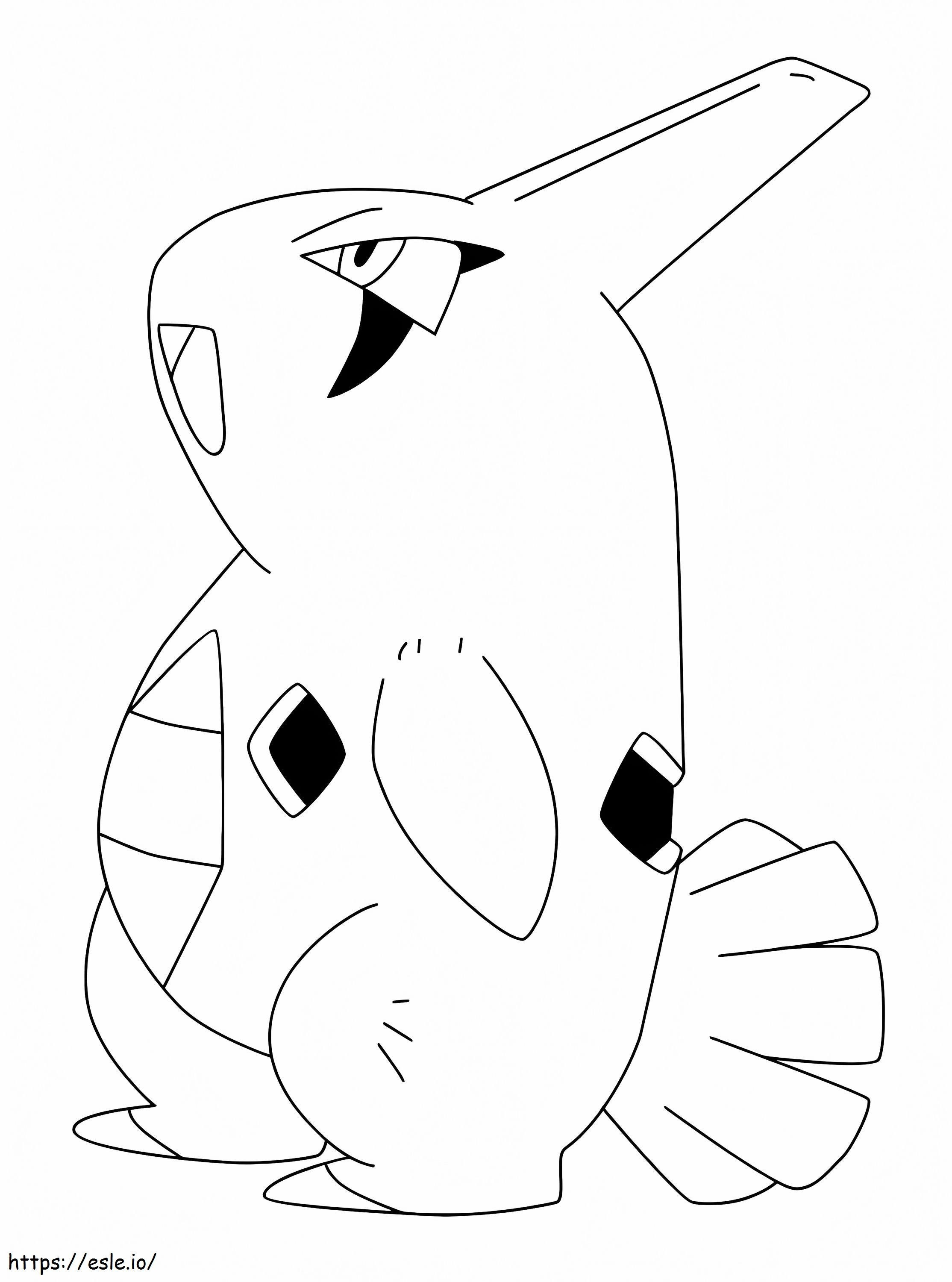 Pokemon Larvitara 2 kolorowanka