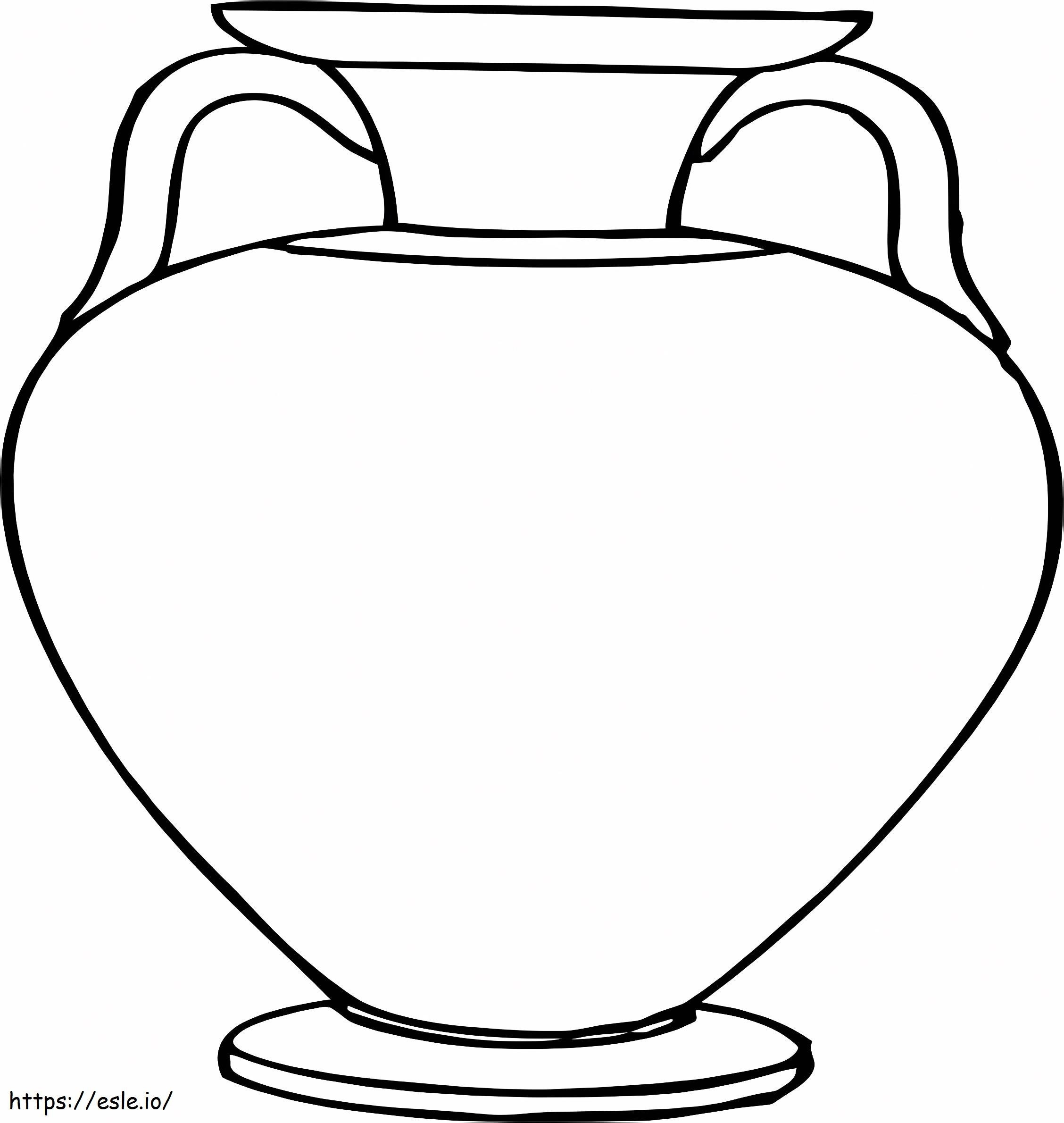 Greek Vase coloring page