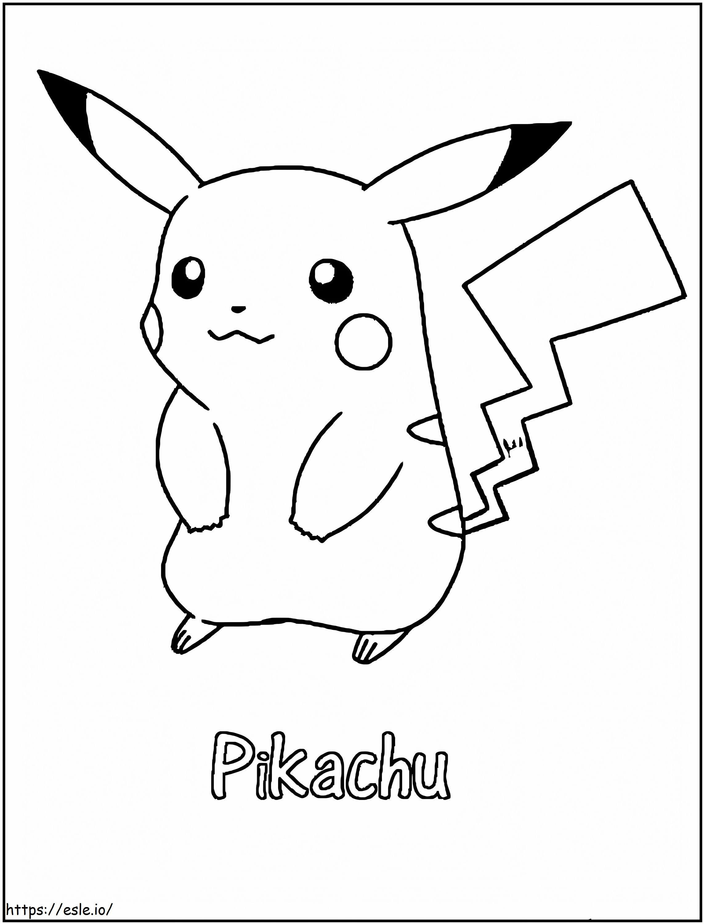 Beeindruckendes Pikachu ausmalbilder