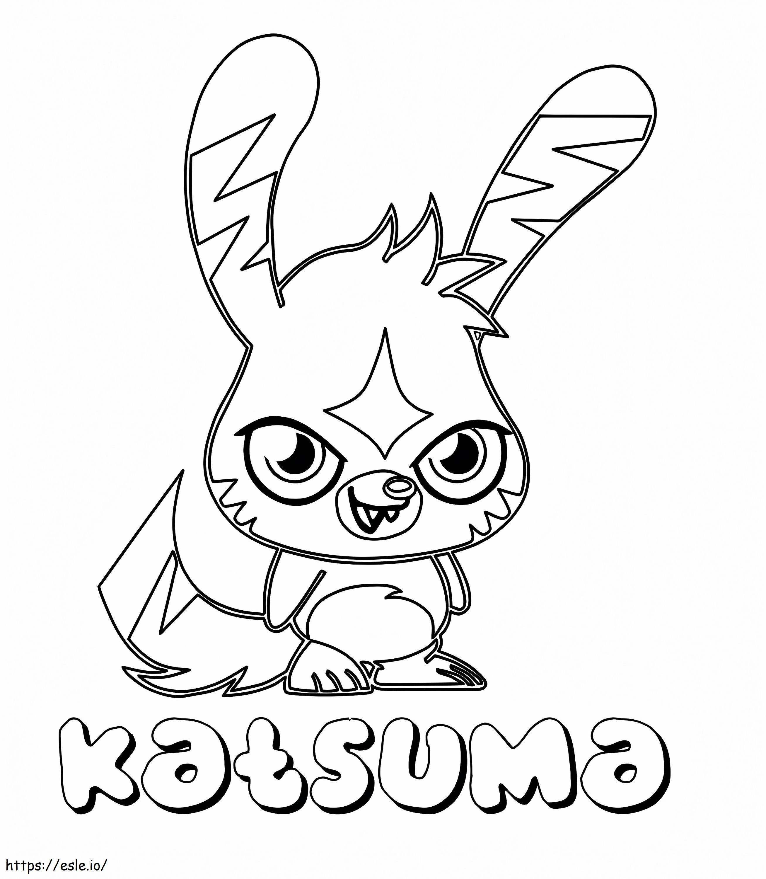 Test The Moshi Monster coloring page