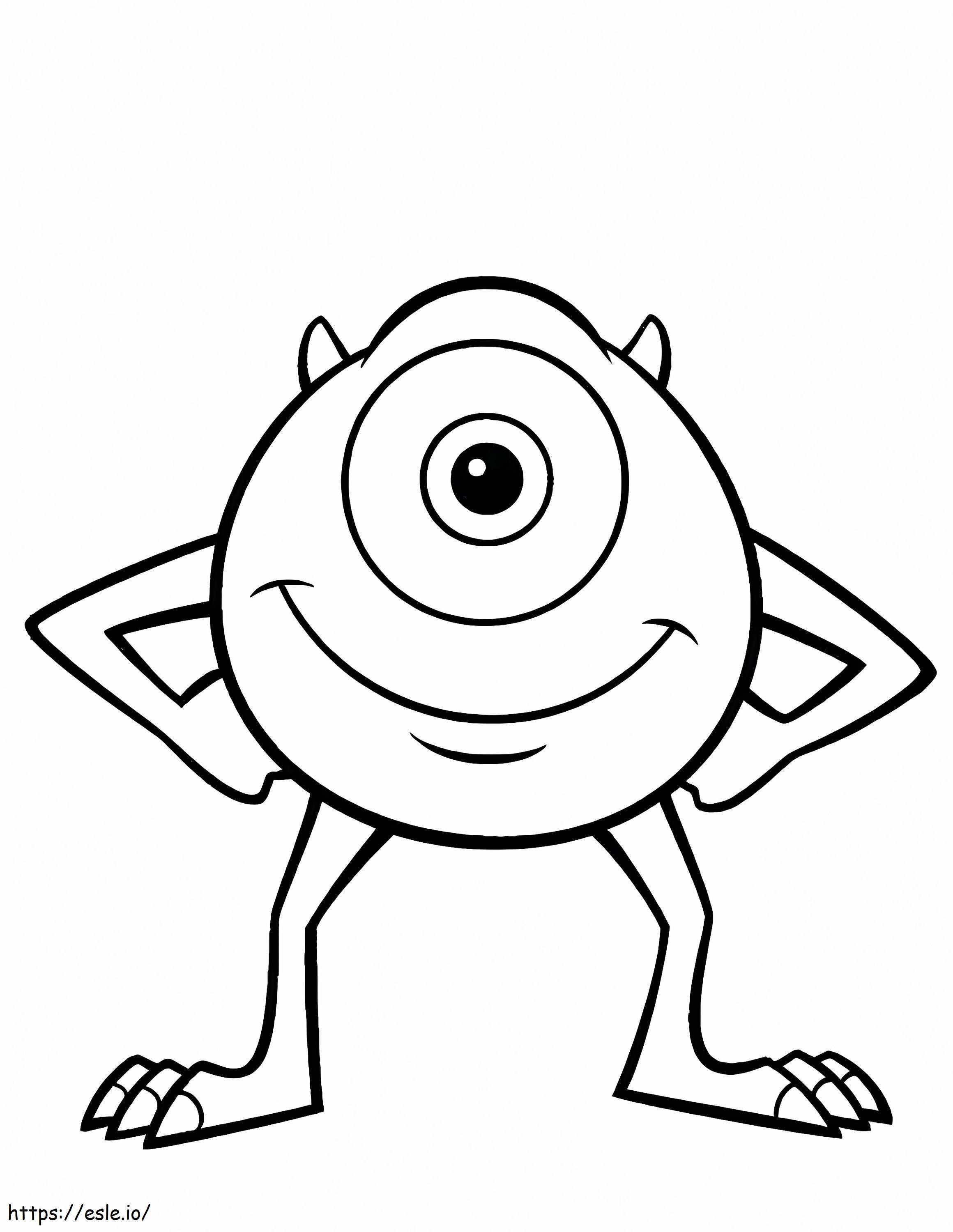 1531971919 Mike Smiling A4 coloring page