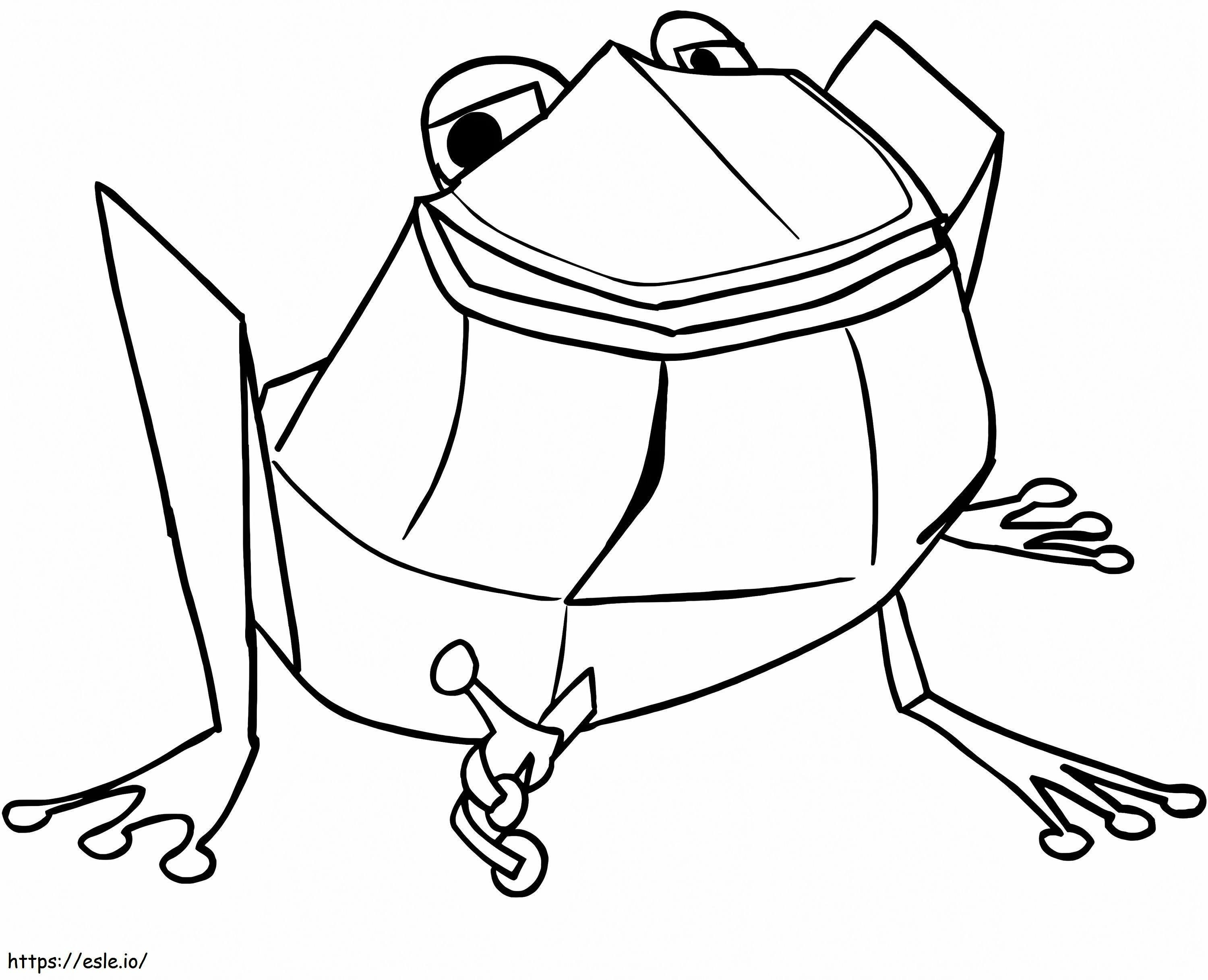 Belly Up In Zack And Quack coloring page