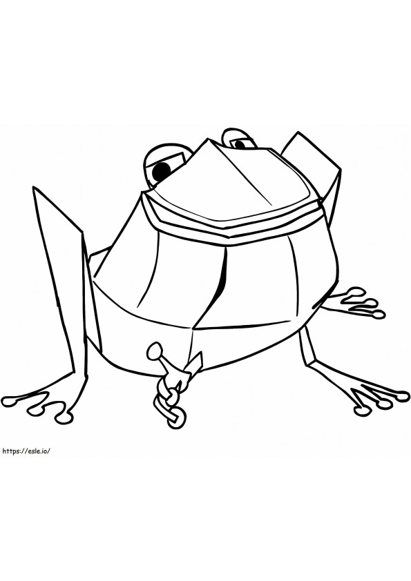 Belly Up In Zack And Quack coloring page