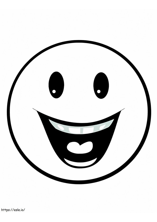 Smiley Face 5 coloring page