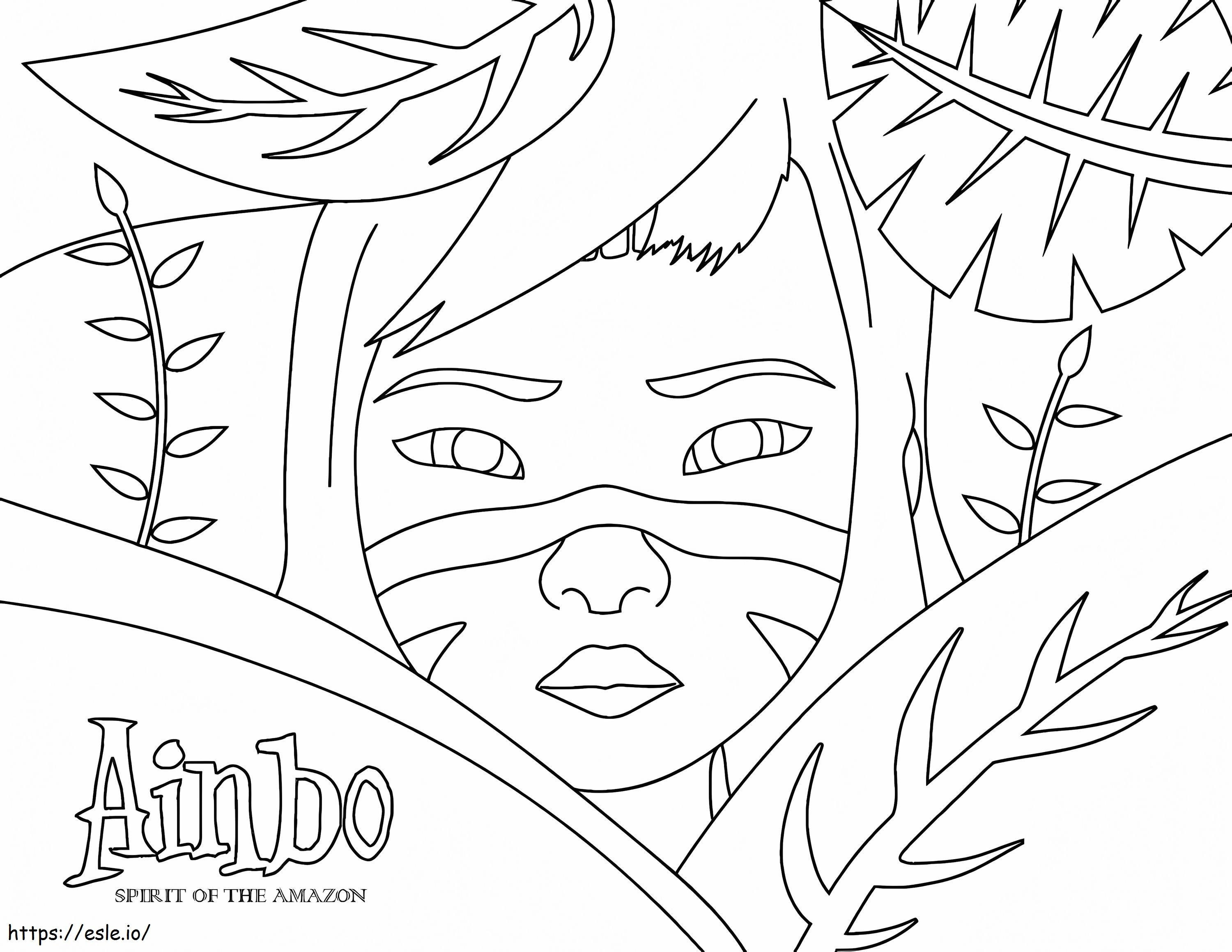 Cool Ainbo coloring page