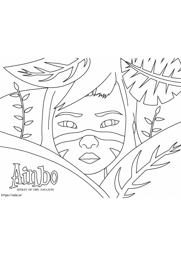Cool Ainbo coloring page