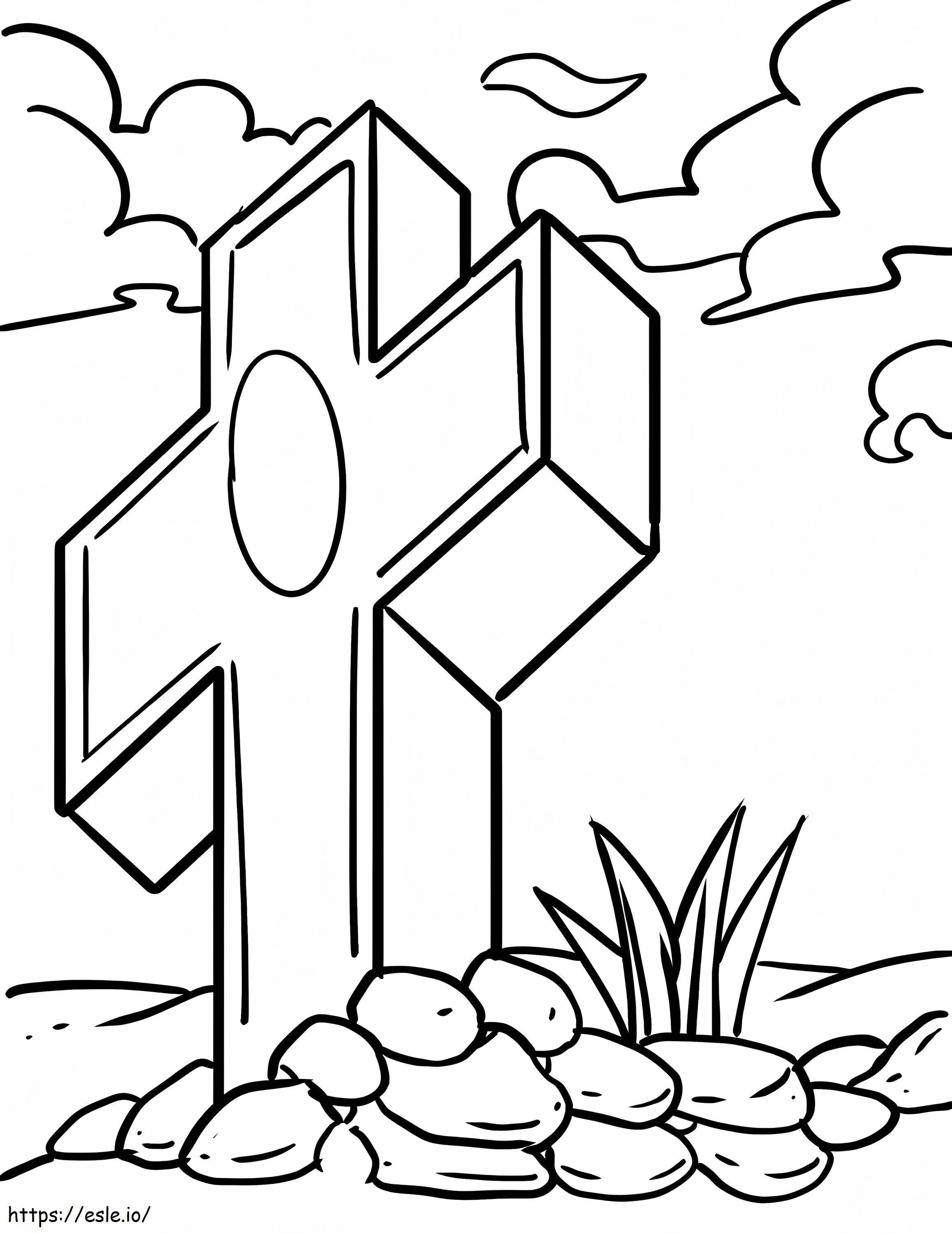 Good Friday 12 coloring page