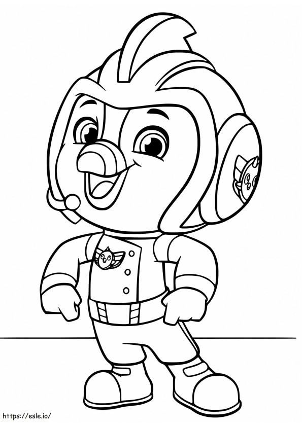 Brody From Top Wing coloring page