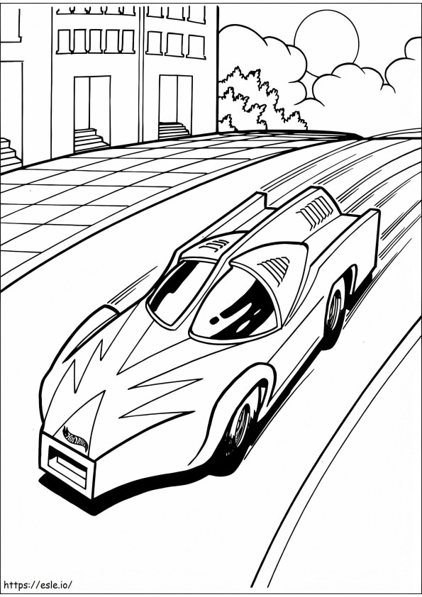 Hot Wheels 29 coloring page