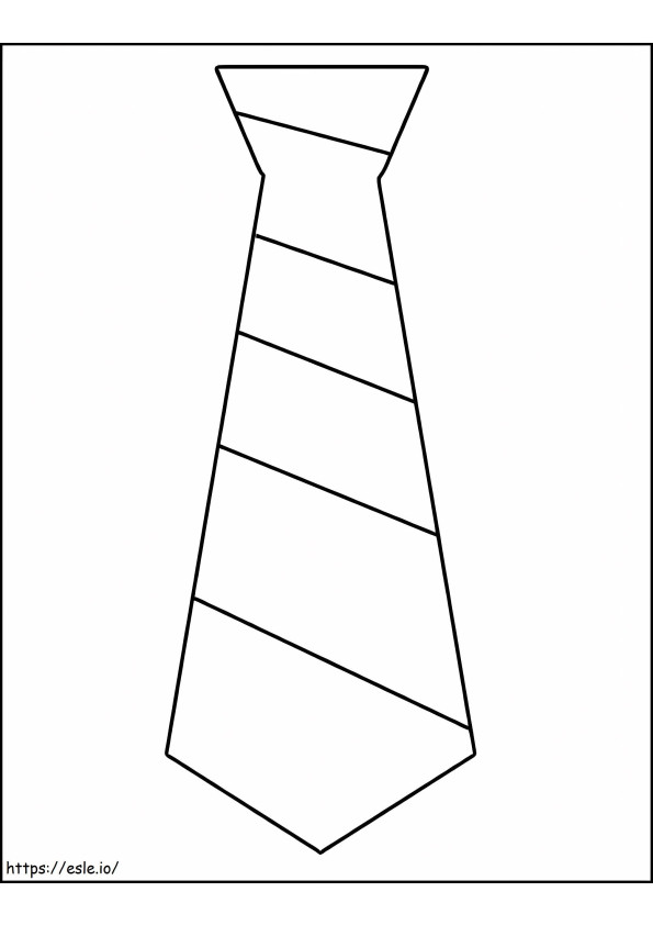 Father Tie coloring page
