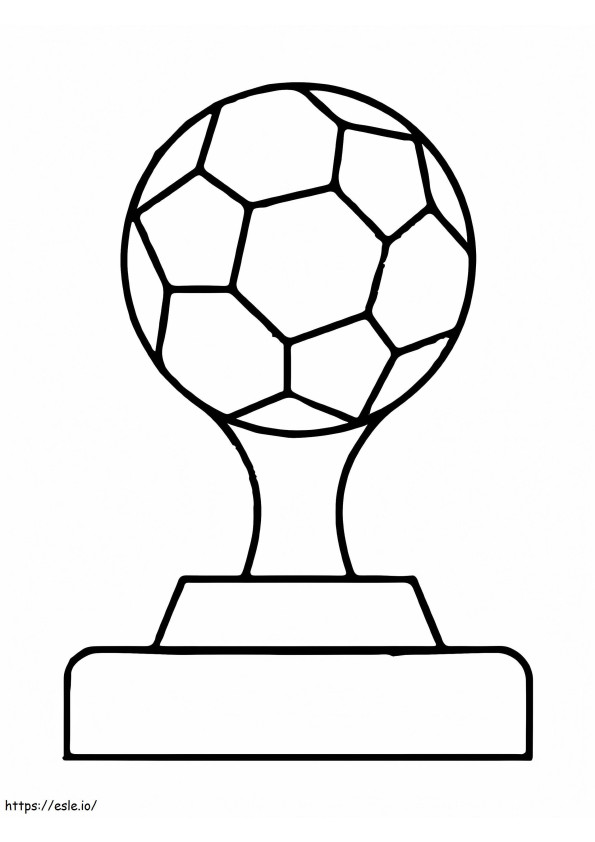 Fifa Trophy 2 coloring page